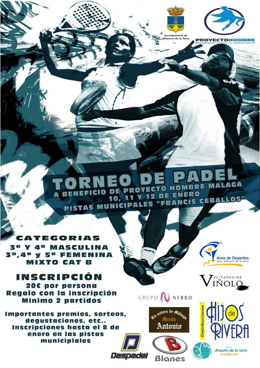 El Torneo de Pádel Proyecto Hombre ya está aquí