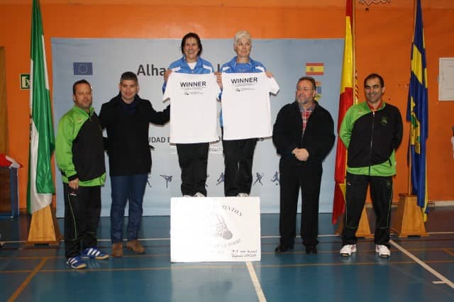 Magníficos resultados del club local en el   XIII Encuentro de Bádminton para Veteranos