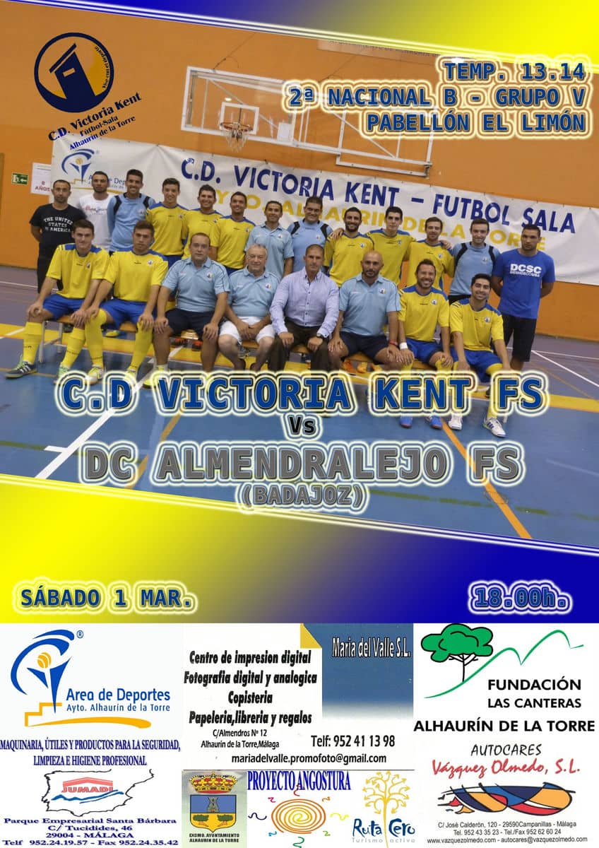 Importantísimo partido del Victoria Kent frente a Almendralejo