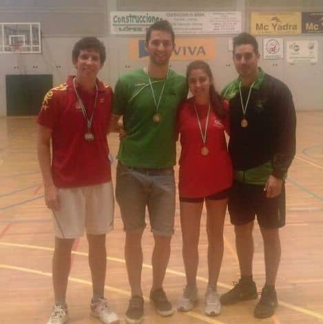 Dominio absoluto del bádminton alhaurino en el campeonato de Málaga