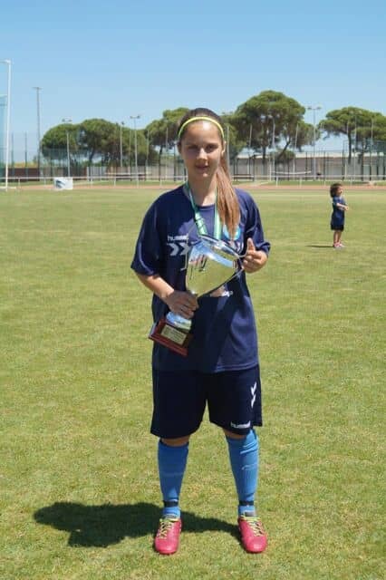 Andrea González Boa subcampeona de Andalucía con la Selección Malagueña Cadete