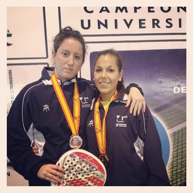 Leticia García y Elena de la Torre terceras en el Campeonato de España Universitario de Pádel