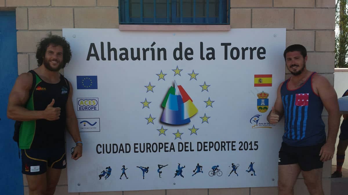 Dos jugadores internacionales de rugby, con Alhaurín de la Torre, Ciudad Europea del Deporte 2015