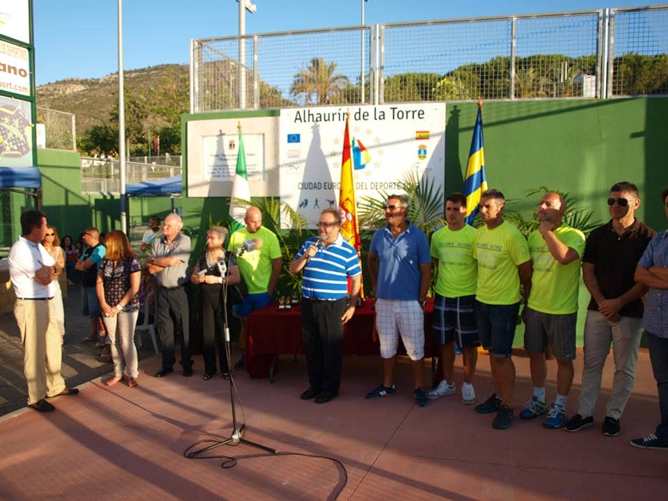 Gran emotividad en la clausura del torneo de pádel Francis Ceballos