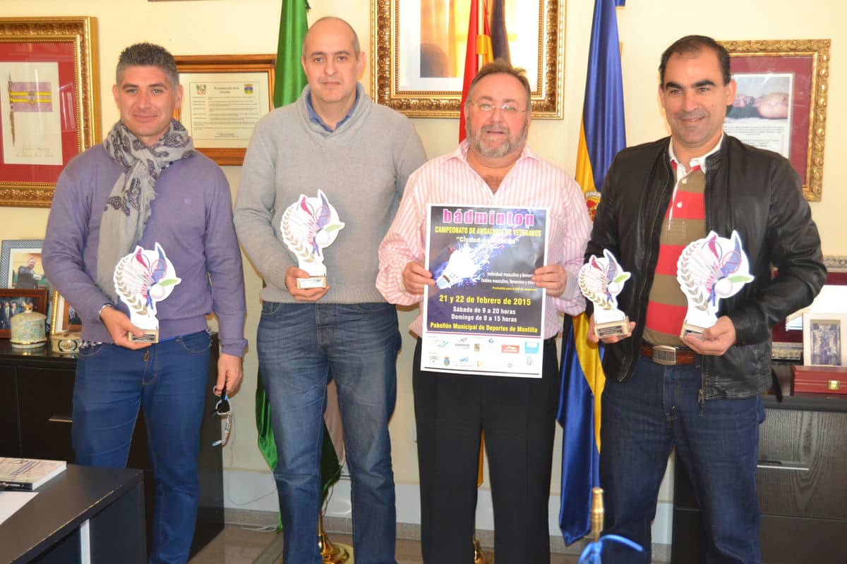 Mateo Garrido y Juan Arenas, enormes en el Campeonato de Andalucía de Veteranos de bádminton