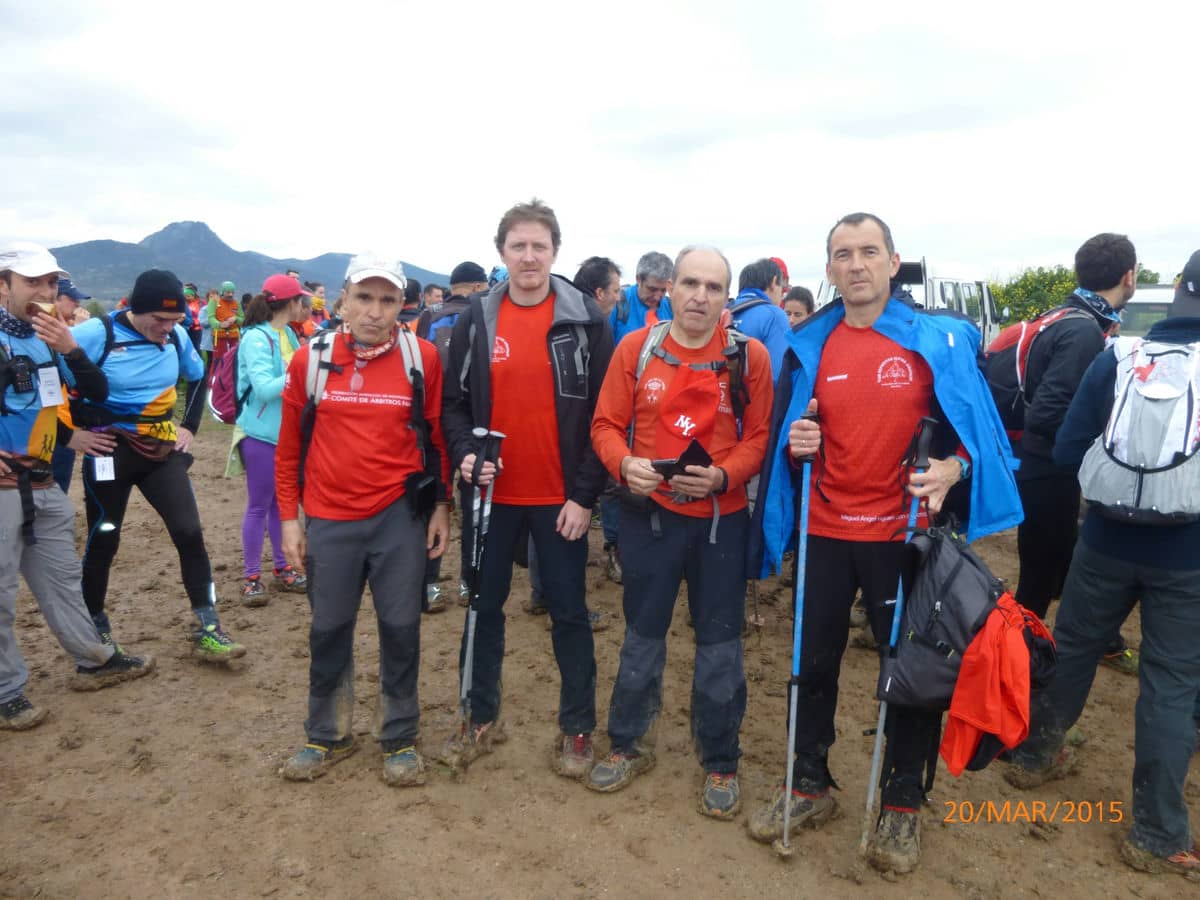 Cuatro Montañeros del C.D. Alpino Jarapalos en la IV Travesía Sierra Sur Sevillana
