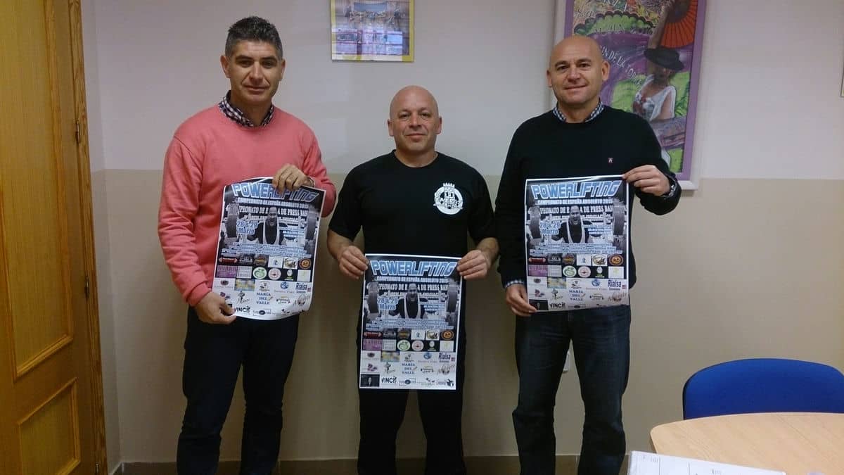 El XXXVII Campeonato de España de powerlifting desde mañana, en Alhaurín de la Torre