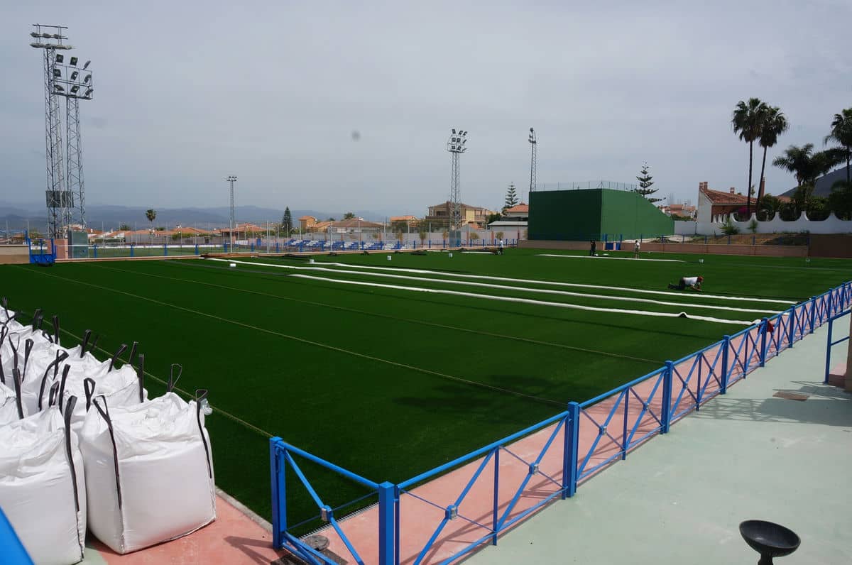 Alhaurín de la Torre, a punto de estrenar el nuevo campo de fútbol 7 de El Pinar