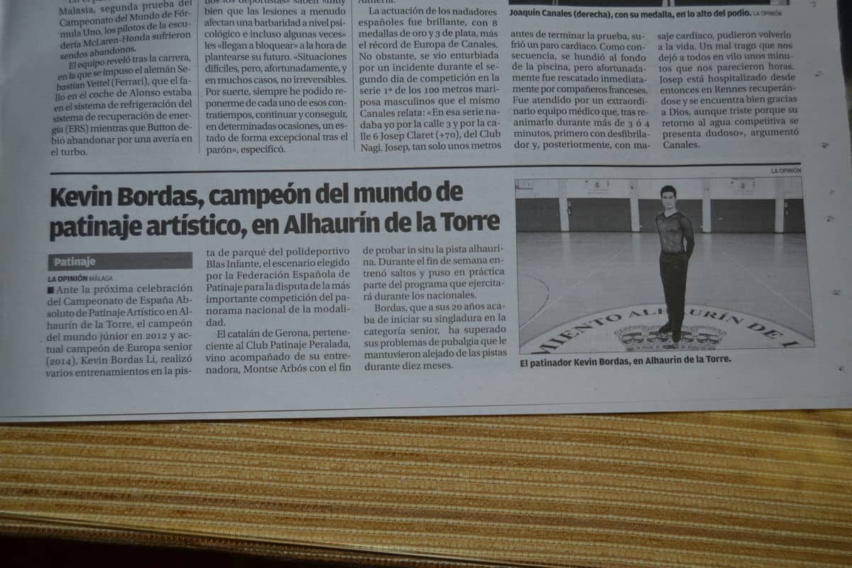 El deporte de Alhaurín de la Torre en el Diario La Opinión de Málaga