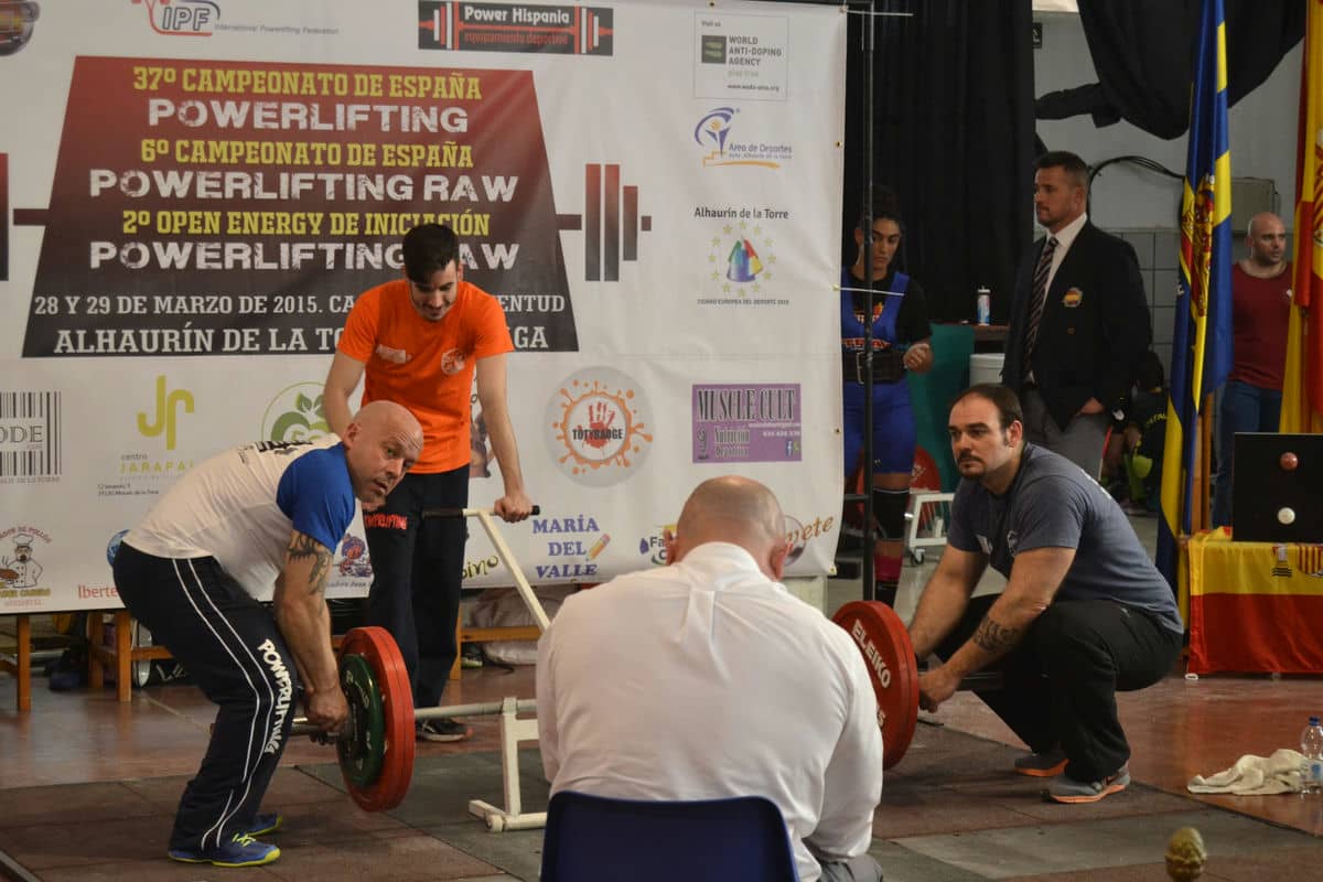 Enormes resultados del Energy Alhaurín de la Torre en el Campeonato de España de powerlifting