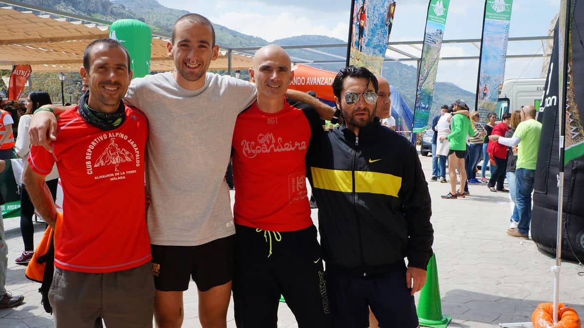 Cuatro atletas del C.D. Alpino Jarapalos en la V cxm Subbética Trail