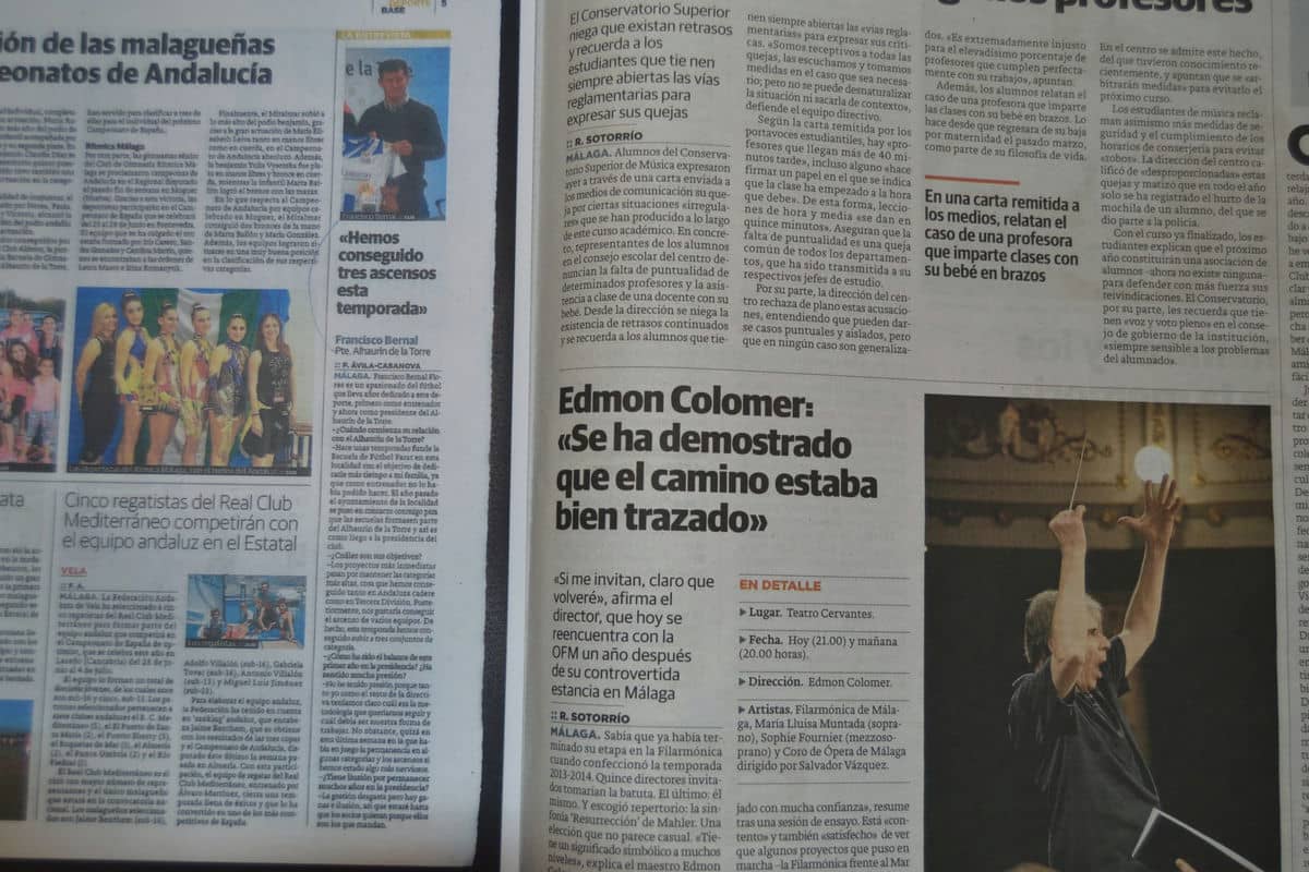Entrevista a Paco Flores en Diario SUR