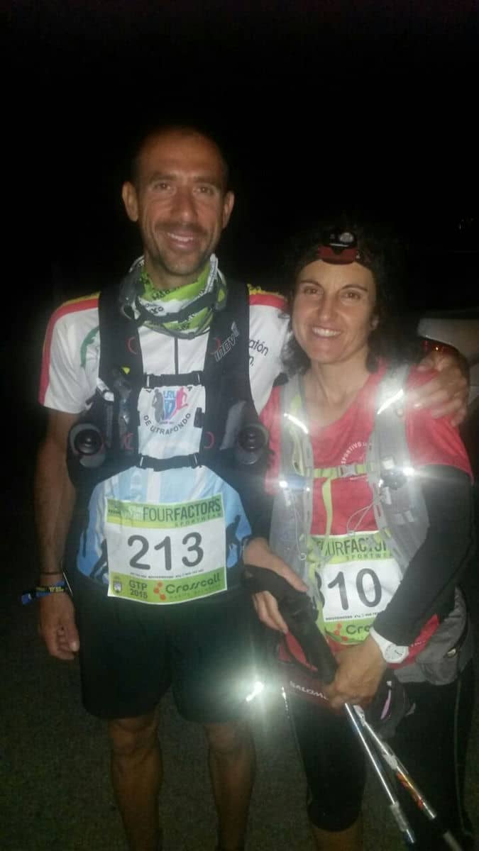 Dos atletas del C.D. Alpino Jarapalos en el Gran Trail de Peñalara 2015