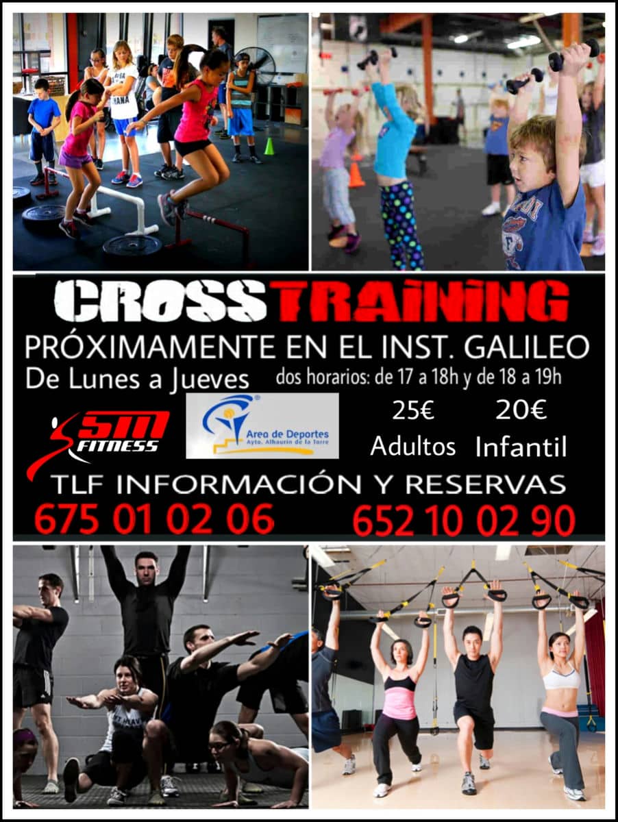 Se impartirán clases de Cross training para adultos y niños en el IES Galileo