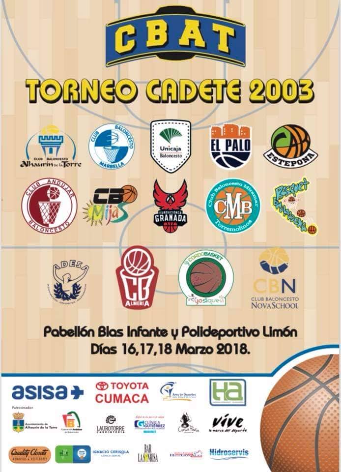 Alhaurín de la Torre será sede del mejor baloncesto cadete de Andalucía