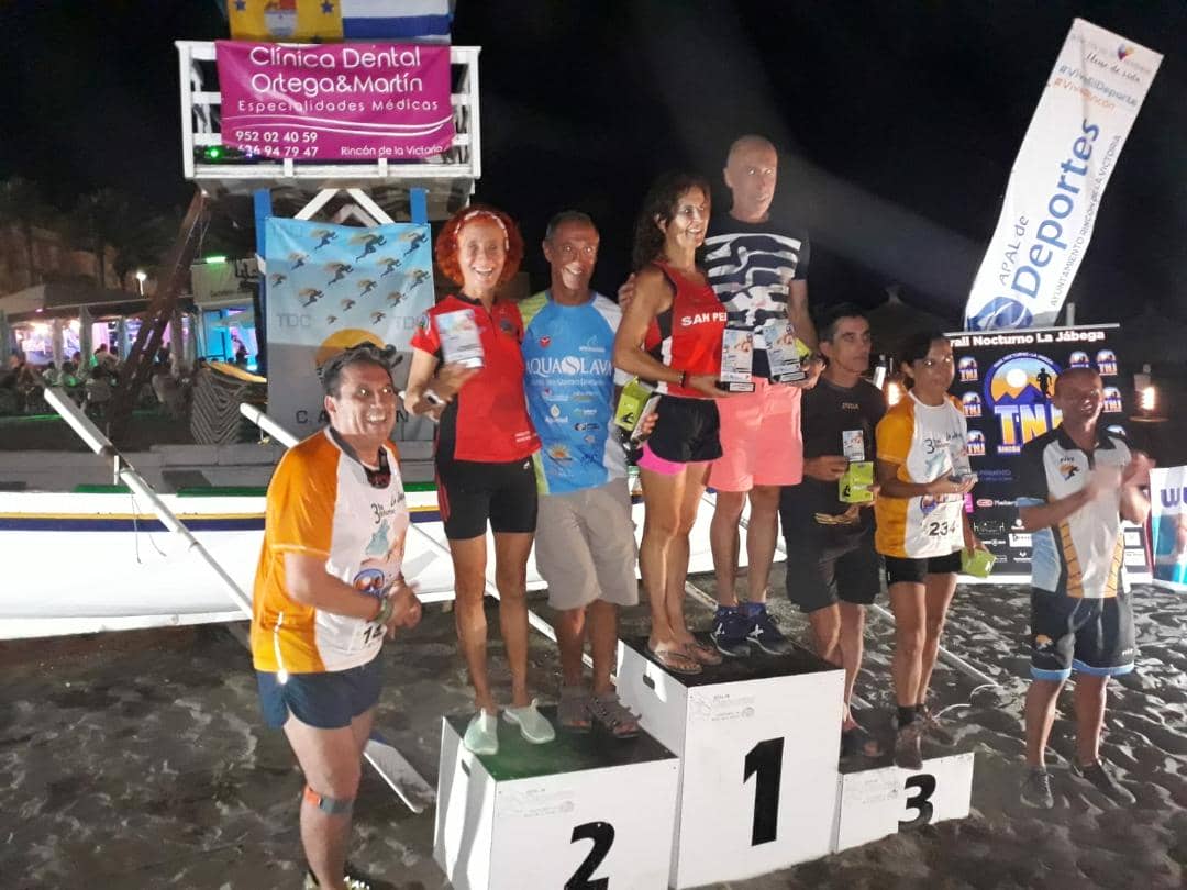 Silvia Hidalgo 2ª master femenina en el III Trail nocturno La Jábega