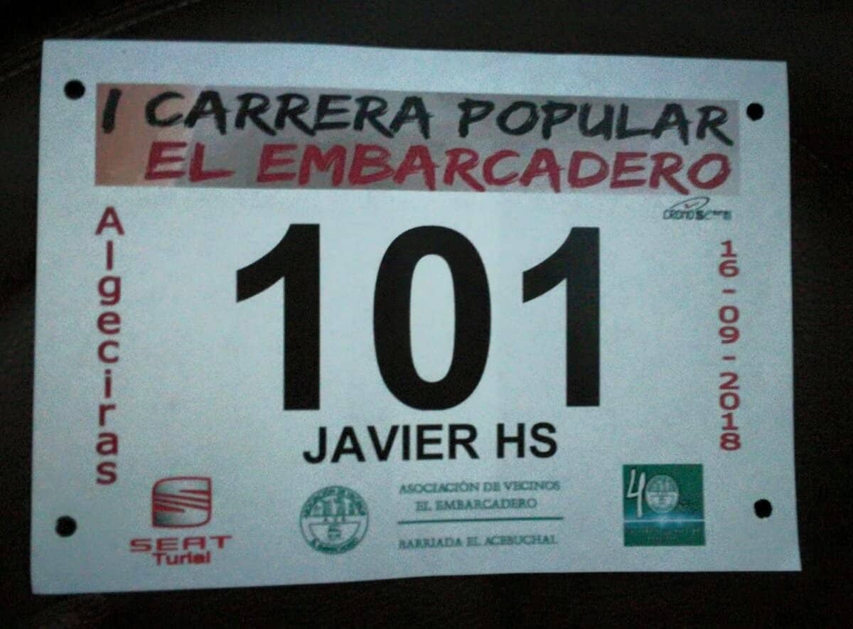 El Club Jarapalos-Trail participa en la I Carrera Popular del Embarcadero