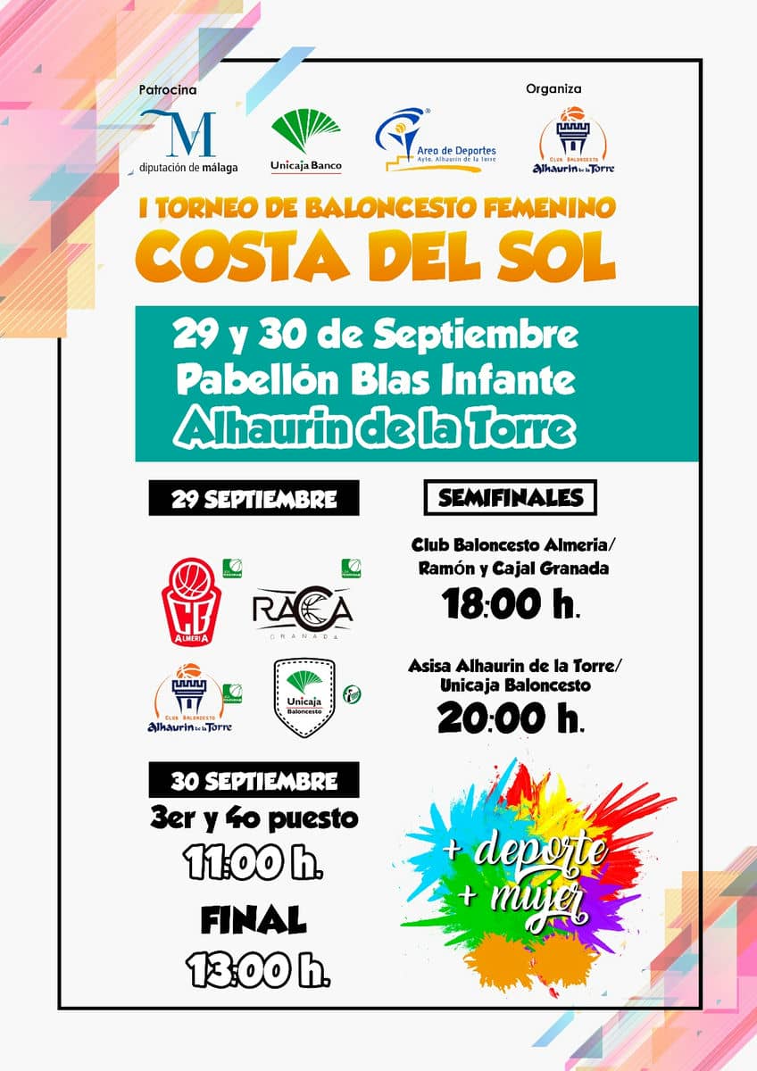 Acreditaciones de prensa para el Trofeo Costa del Sol femenino los próximos días 29 y 30 de septiembre