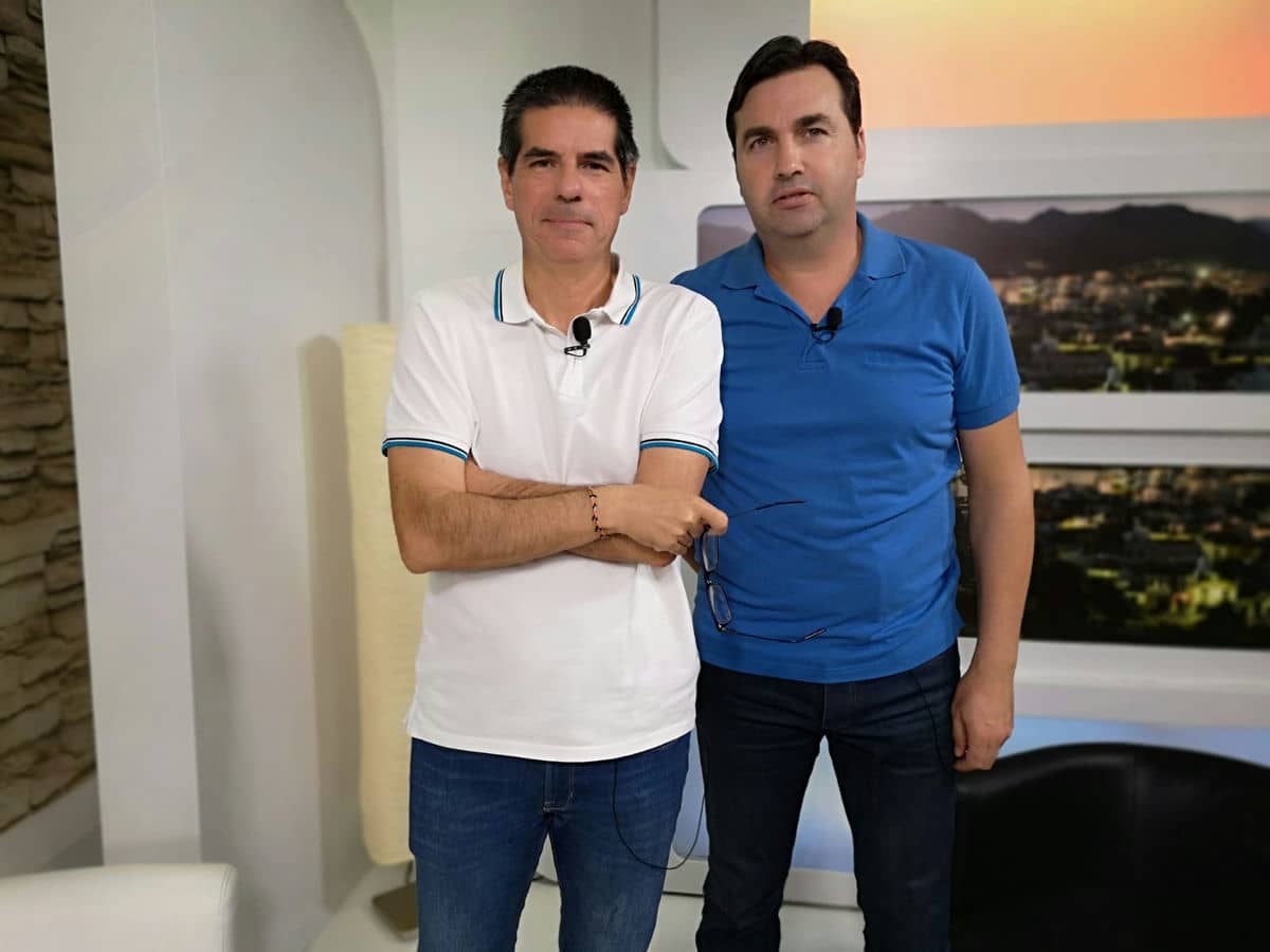 Pepelu, el entrenador del Tercera de fútbol, esta tarde en Torrevisión