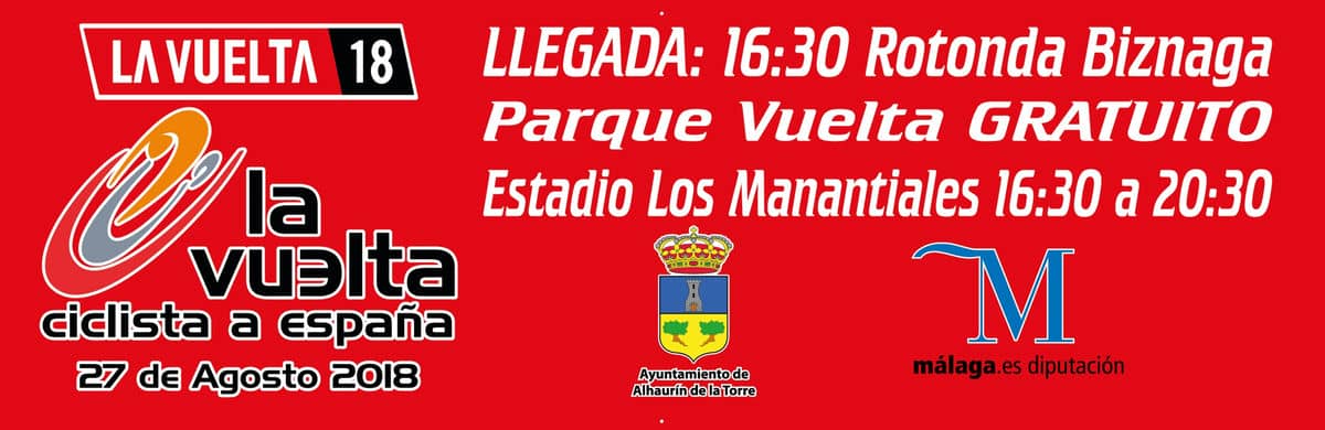 En tan solo unas horas, los 176 ciclistas de la Vuelta lucharán por el malliot rojo en las calles alhaurinas. A consecuencia del operativo, a lo largo del día de hoy, el tráfico se verá afectado