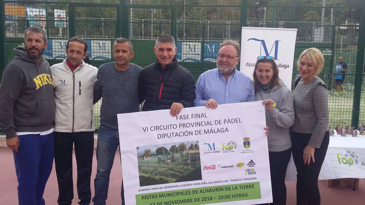 El VI Circuito provincial de pádel en Alhaurín de la Torre