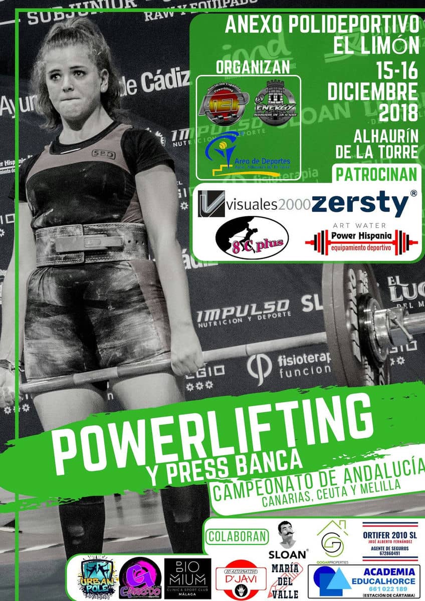 Comienza la cuenta atrás. Este fin de semana, el CD Energy participa en el Campeonato de Andalucía de Power Lifting