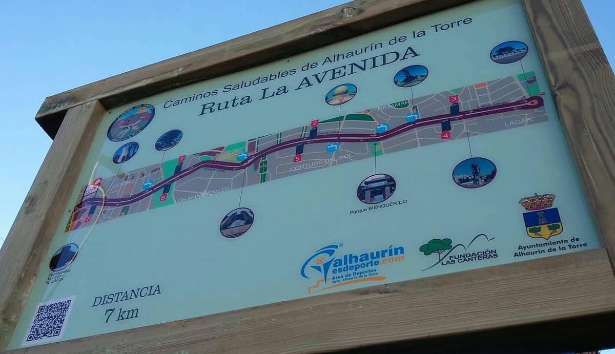 Alhaurín de la Torre inaugura su red de Rutas Saludables