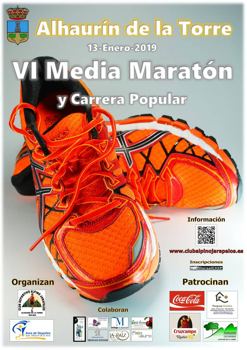 Acaba de cubrirse el cupo de 695 corredores inscritos en la VI edición del Medio Maratón y Carrera Popular de Alhaurín de la Torre