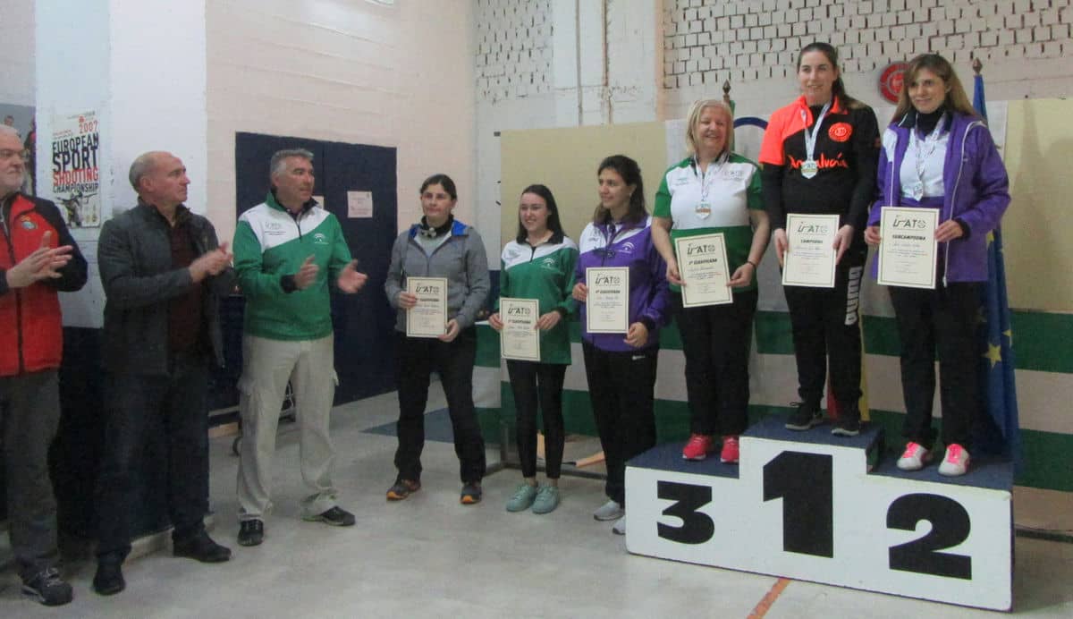 Tres metales para el Laurovetus de Tiro Olímpico en el Andaluz