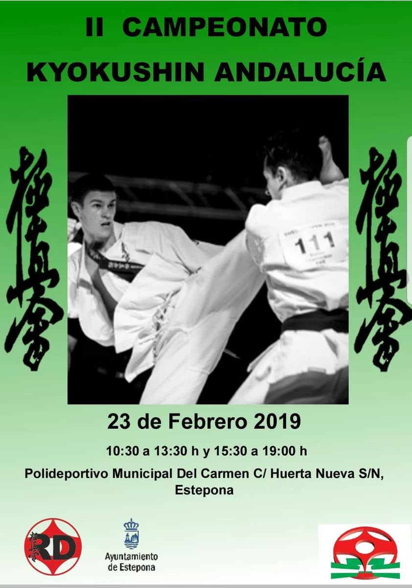 El Club Sakura Dojo participa hoy en el II Campeonato Kyokushin de Andalucía de Karate