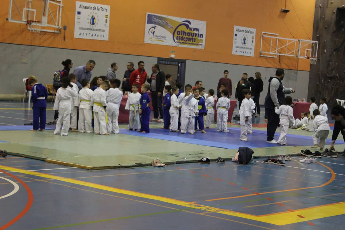 Más de 150 judokas de 5 clubes participan en el sexto Torneo Provincial en el Pabellón El Limón