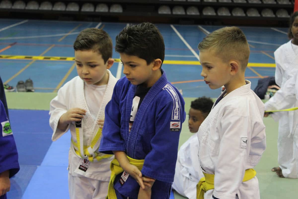Más de 150 judokas de 5 clubes participan en el sexto Torneo Provincial en el Pabellón El Limon
