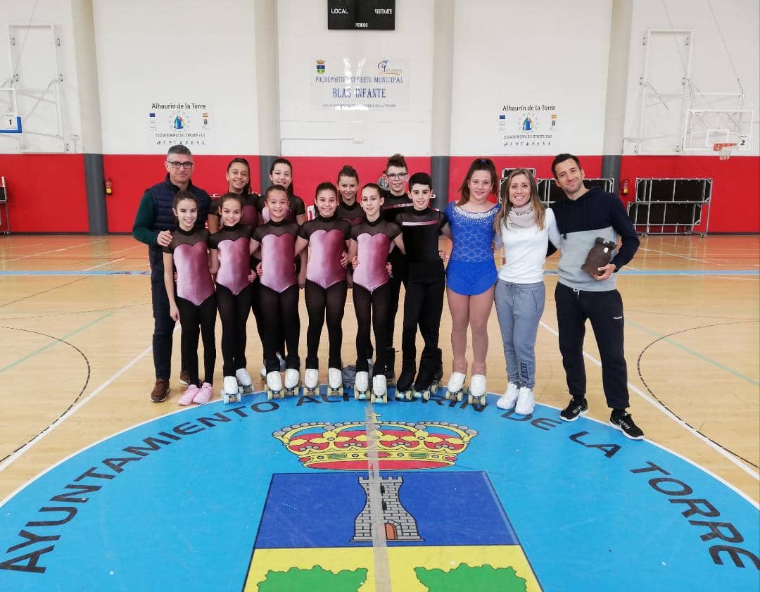 El campeón del mundo de patinaje Alessandro Spigai, finaliza un curso de tecnificación en Alhaurín