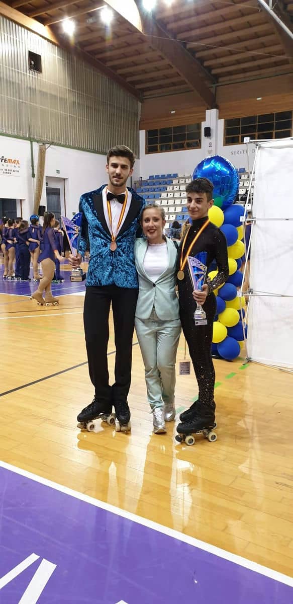 Javier Darío Doña campeón de España juvenil de patinaje artístico de Solo Danza