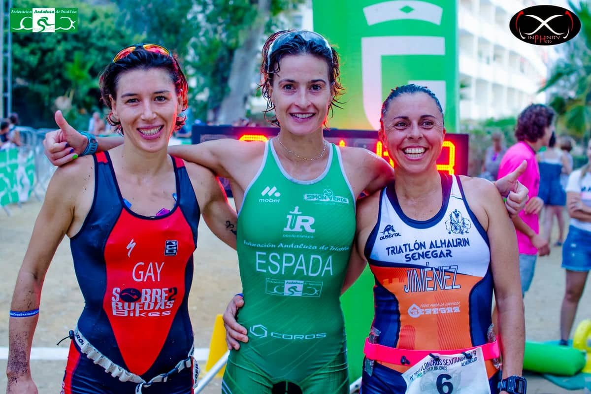 Beatriz Jiménez logra el bronce en el Campeonato de Andalucía de Triatlón Cros 2019 de Almuñécar