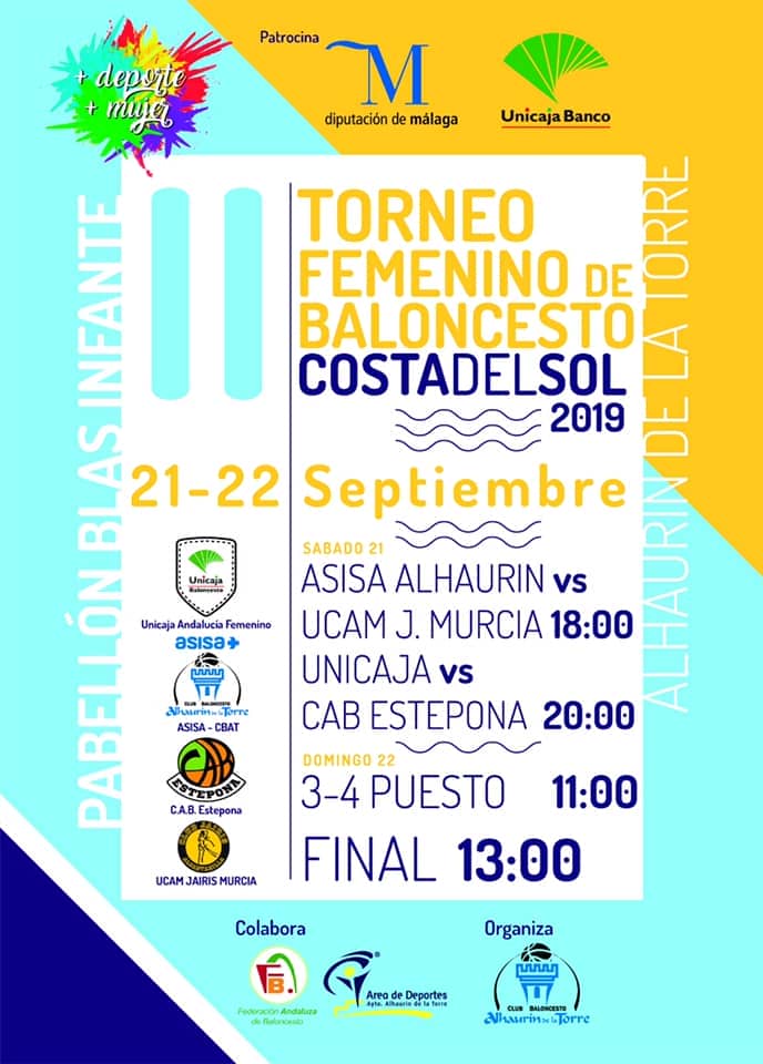 Llega la emoción del mejor baloncesto con el II Torneo Femenino Costa del Sol