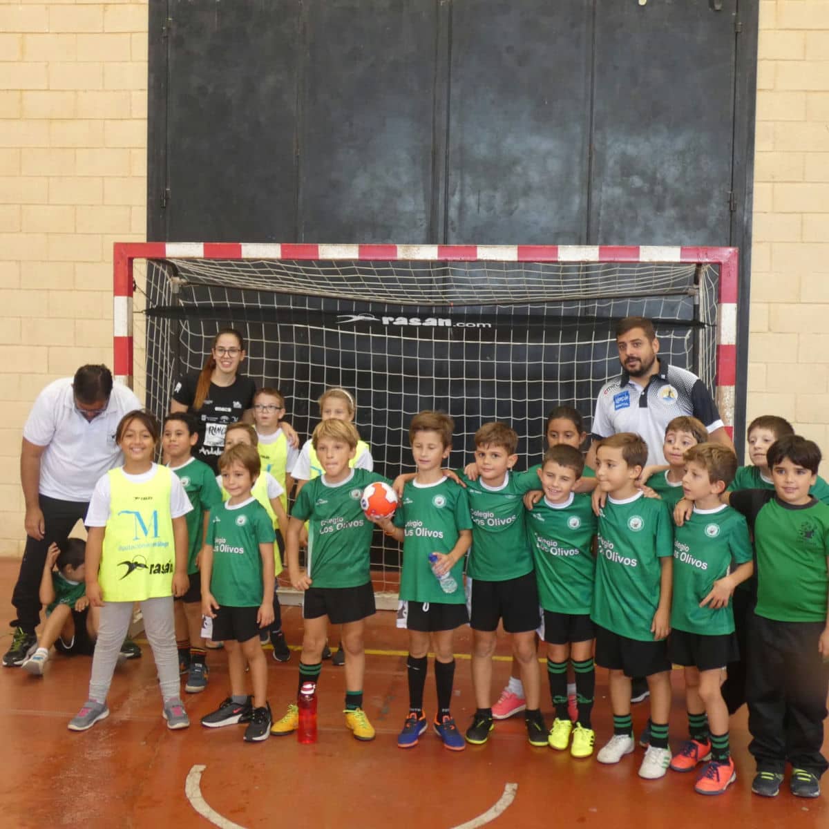 Primera concentración de las escuelas de Balonmano de Alhaurín de la Torre