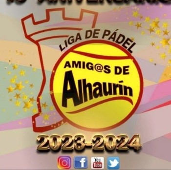 Logo del Liga Pádel Amigos de Alhaurín