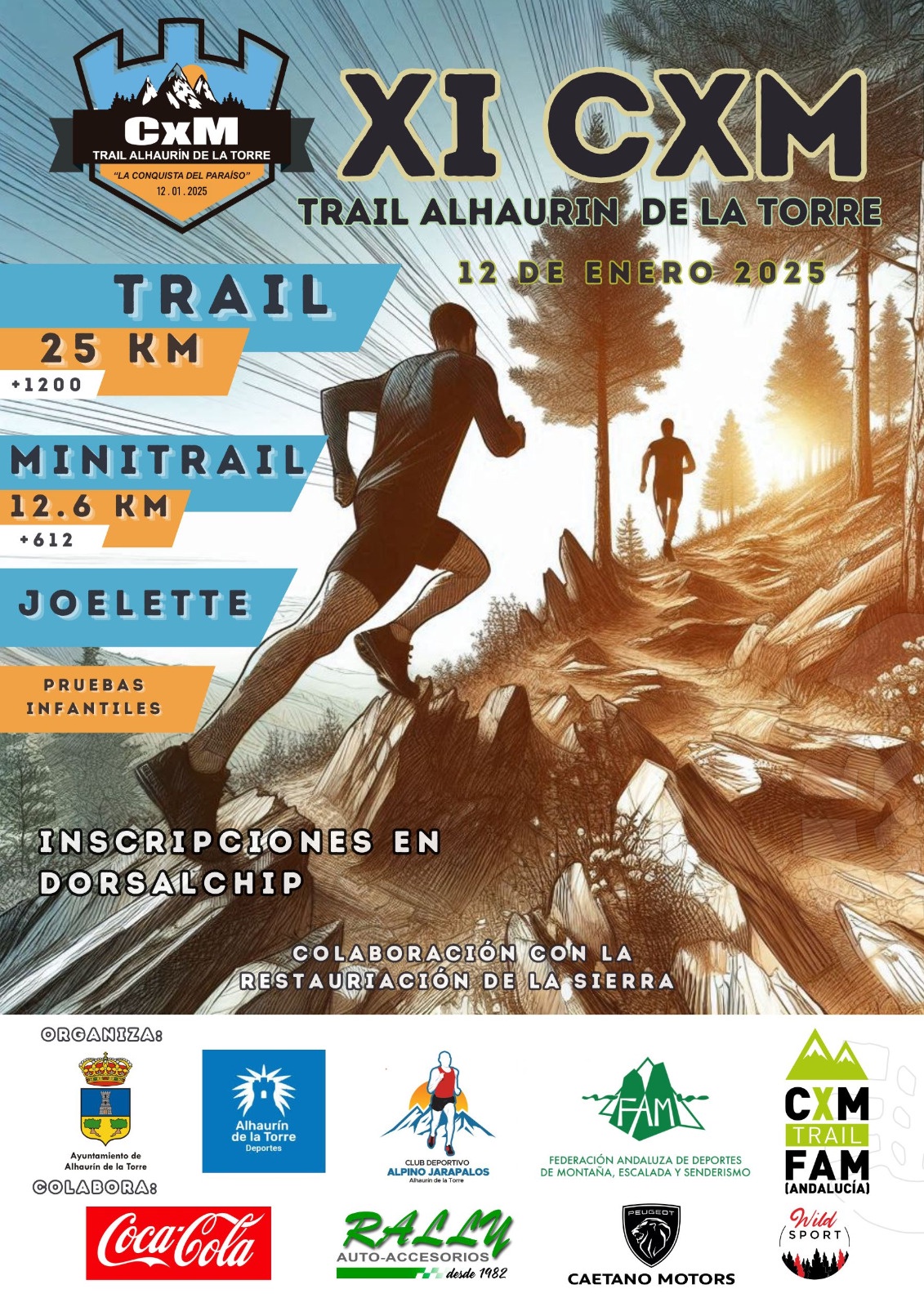 Todo listo para la celebración este domingo de la XI CxM Trail Alhaurín de la Torre