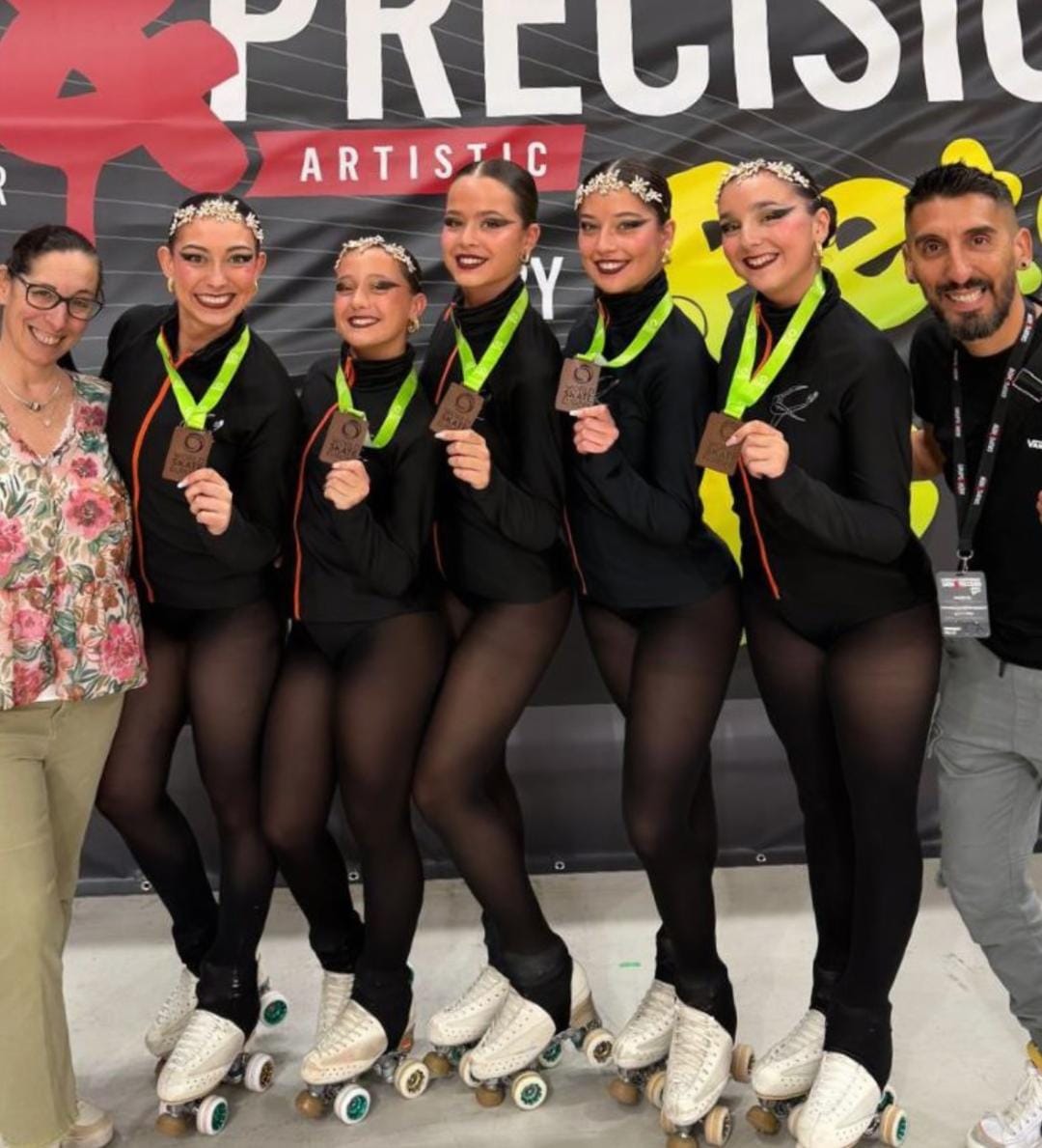 Yasmina Fuentes gana la medalla de bronce en el Campeonato de Europa Grupo Show y Cuartetos Sénior con Cygnara