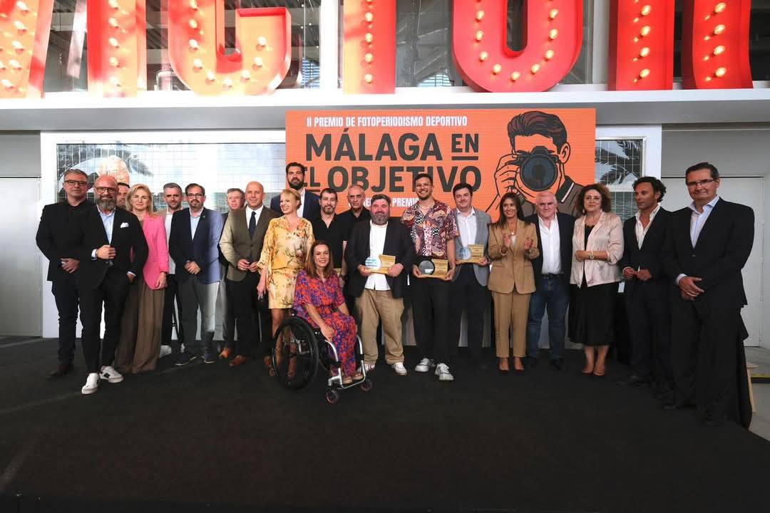Entrgados los galardones del II Premio de Fotoperiodismo Deportivo «Málaga en el objetivo»