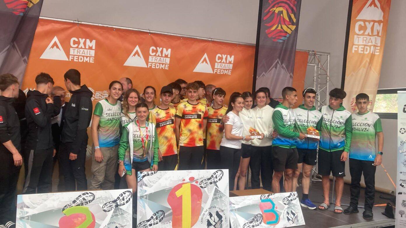 El alhaurino Hugo Márquez García logra la medalla de bronce con la Selección Juvenil Andaluza de Carreras por Montaña